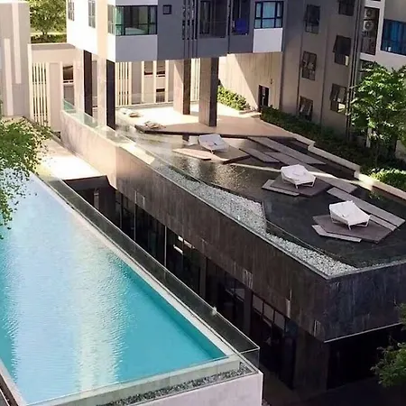 The Base Pattaya: Infinity Pool Apartment Near Walking Street Exterior photo